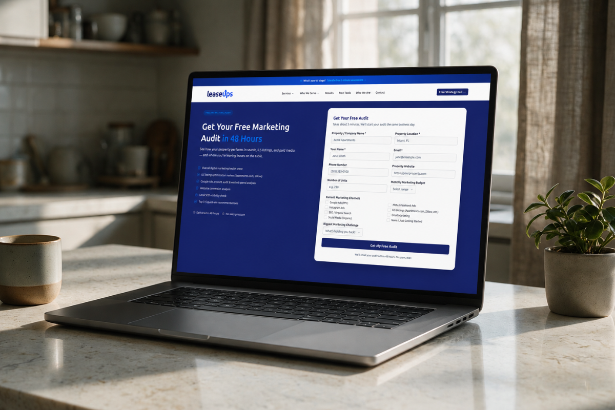 From Click to Lease: How Landing Pages Drive 5x More Tours